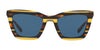Coach L1630 HC8203 Sunglasses | Size 54 / Black Amber Glitter Varsity Stripe №544087 / Dark Grey Solid (3N 10%)