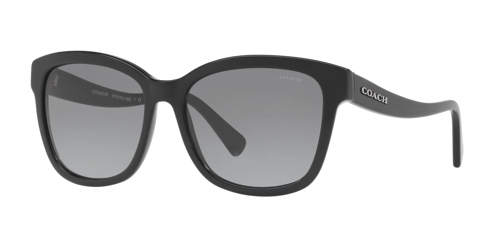 Coach L1656 HC8219 Sunglasses Black / Grey Gradient