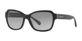 Coach L1010 HC8232 Sunglasses Black / Dark Grey Gradient