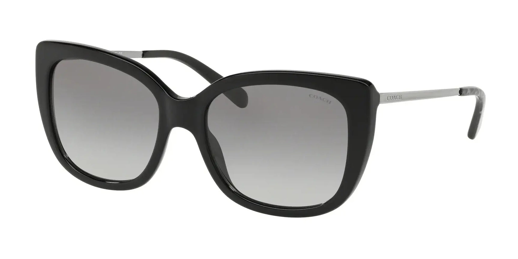 Coach L1041 HC8246F Sunglasses Black / Grey Gradient