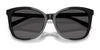 Coach L1101 HC8271U Sunglasses | Size 57 / Amethyst Pearl Tortoise / Smoke Purple Gradient (2N 21%) №584346