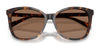 Coach L1101 HC8271U Sunglasses | Size 57 / Amethyst Pearl Tortoise / Smoke Purple Gradient (2N 21%) №584346