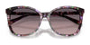 Coach L1101 HC8271U Sunglasses | Size 57 / Amethyst Pearl Tortoise / Smoke Purple Gradient (2N 21%) №584346