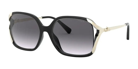 Coach L1116 HC8280U Sunglasses Black / Grey Gradient