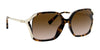 Coach L1116 HC8280U Sunglasses | Size 57 / Dark Tortoise / Brown Gradient (3N 10.7%) №512013
