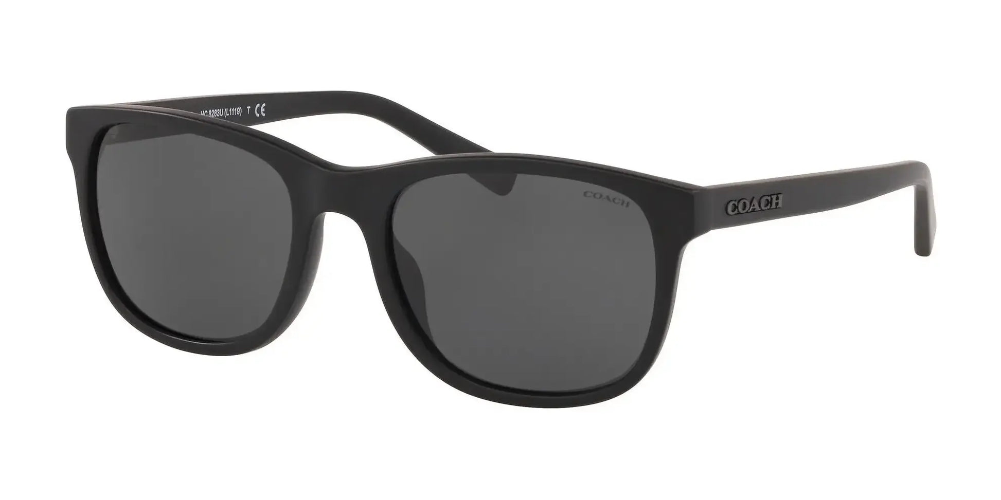 Coach L1119 HC8283U Sunglasses Black / Dark Grey