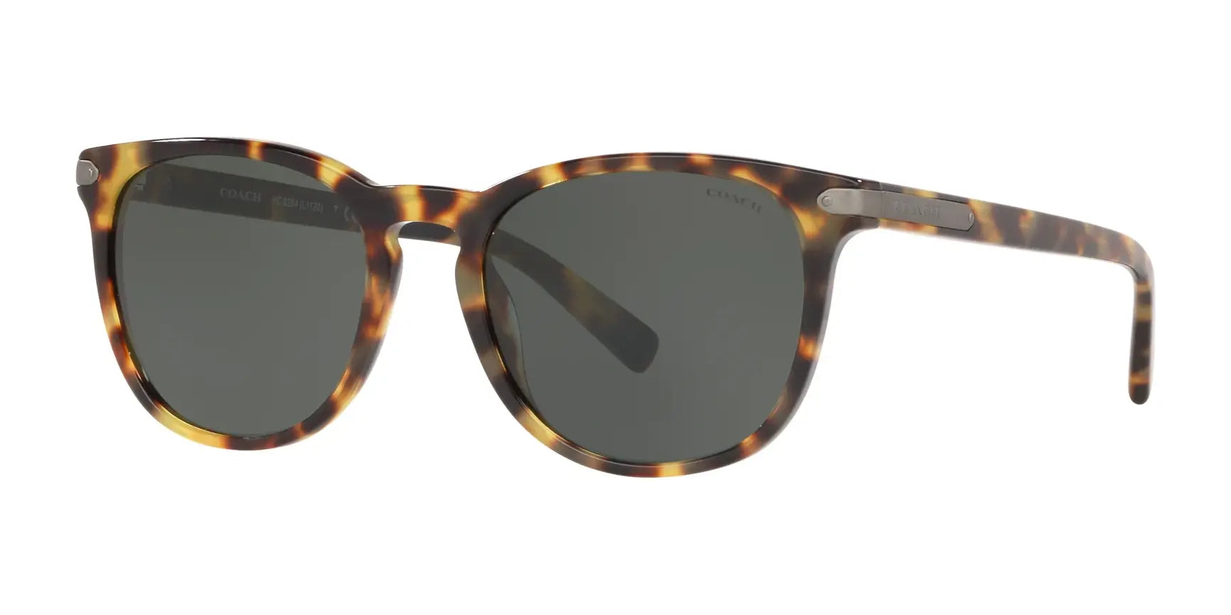 Coach L1120 HC8284 Sunglasses Tokyo Tortoise / Dark Green