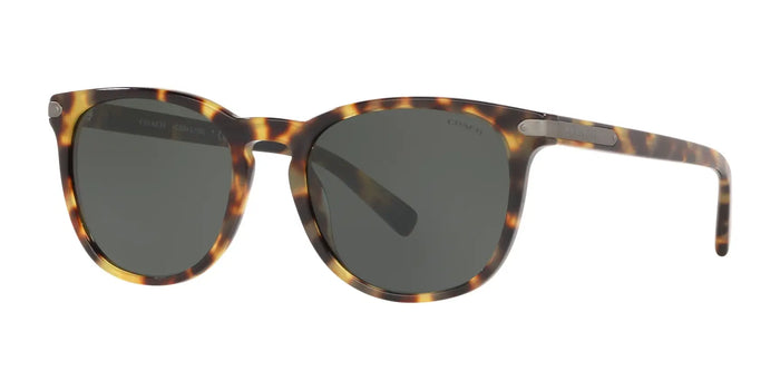Coach L1120 HC8284 Sunglasses | Size 53 / Tokyo Tortoise №517171 / Dark Green (3N 12.9%)