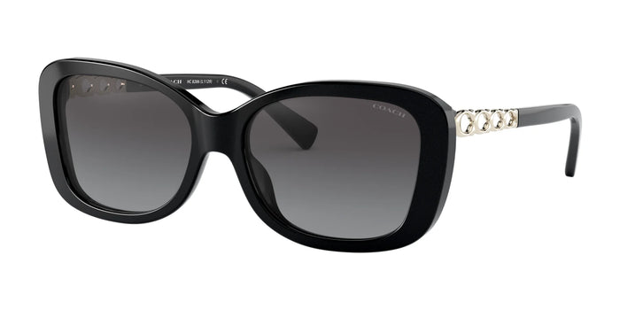 Coach L1129 HC8286 Sunglasses | Size 57 / Black №50028G / Grey Gradient (3N 13%)
