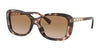 Coach L1131 HC8286F Sunglasses | Size 58 / Pink Tortoise №559013 / Light Brown Gradient Dark Brown (2N 26.4%)