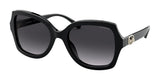 Coach L1140 HC8295F Sunglasses Black / Dark Grey Gradient