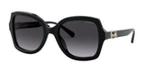 Coach L1140 HC8295F Sunglasses Black / Dark Grey Gradient