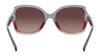 Coach L1140 HC8295F Sunglasses | Size 56 / Grey Burgundy Gradient №5620E2 / Burgundy Grey Gradient (3N 15%)