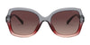 Coach L1140 HC8295F Sunglasses | Size 56 / Grey Burgundy Gradient №5620E2 / Burgundy Grey Gradient (3N 15%)