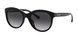 Coach L1149 HC8297U Sunglasses Black / Grey Gradient