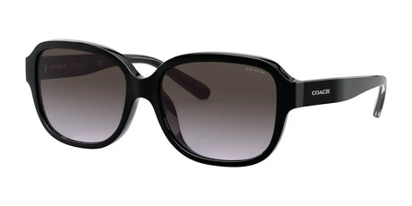 Coach L1153 HC8298U Sunglasses Black / Dark Grey Gradient