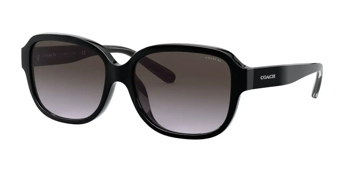 Coach L1153 HC8298U Sunglasses | Size 57 / Black / Dark Grey Gradient (3N 15.6%) №50028G