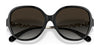 Coach L1164 HC8303B Sunglasses | Size 57 / Solid Black №50028G / Grey Gradient (3N 13.2%)