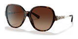 Coach L1164 HC8303B Sunglasses Dark Tortoise / Brown Gradient