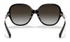 Coach L1159 HC8303BF Sunglasses | Size 57 / Solid Black №50028G / Gray (3N 13.2%)