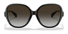 Coach L1159 HC8303BF Sunglasses | Size 57 / Solid Black №50028G / Gray (3N 13.2%)