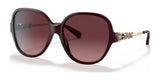 Coach L1159 HC8303BF Sunglasses Oxblood / Burgundy