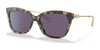 Coach L1160 HC8305F Sunglasses | Size 57 / Nude Tortoise №56311A / Purple (3N 14.3%)