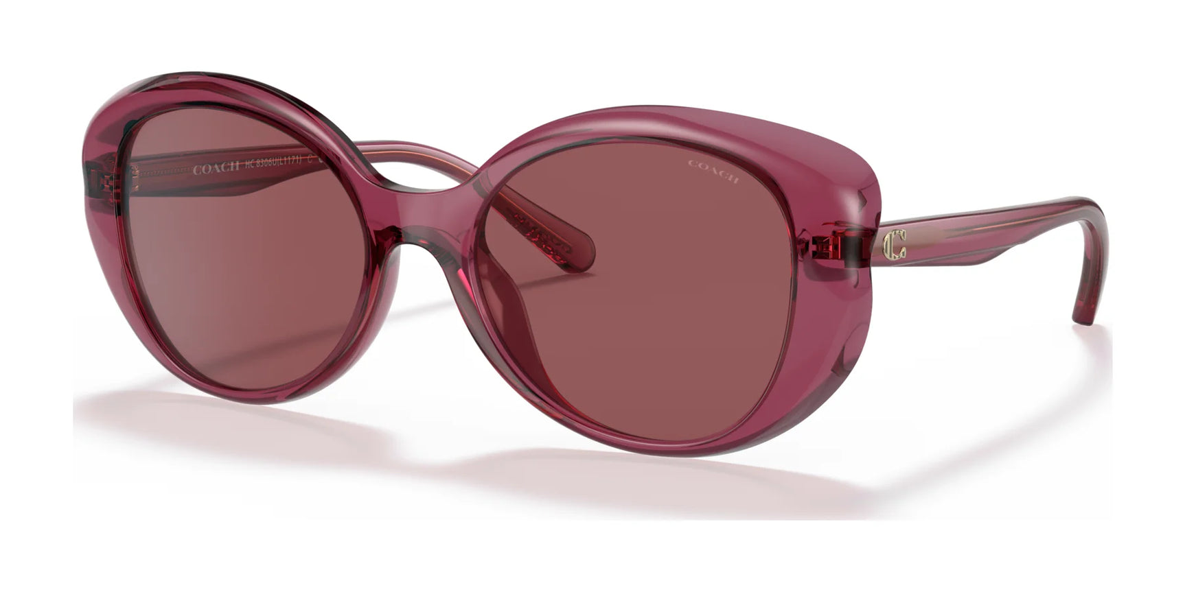 Coach L1171 HC8306U Sunglasses Wine / Burgundy