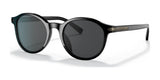 Coach C2094 HC8312U Sunglasses Black / Dark Grey Solid