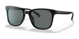 Coach C2095 HC8313U Sunglasses Black / Dark Grey (Polarized)