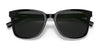 Coach C2095 HC8313U Sunglasses | Size 54 / Amber Horn №558171 / Dark Green Solid (3N 9.4%)