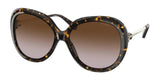 Coach C3484 HC8314F Sunglasses Dark Tortoise / Brown Gradient