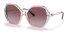 Coach C3445 HC8315 Sunglasses | Size 57 / Gradient Transparent Violet / Purple Gradient (2N 23.0%) №56418H