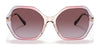 Coach C3445 HC8315 Sunglasses | Size 57 / Gradient Transparent Violet / Purple Gradient (2N 23.0%) №56418H