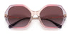 Coach C3445 HC8315 Sunglasses | Size 57 / Gradient Transparent Violet / Purple Gradient (2N 23.0%) №56418H