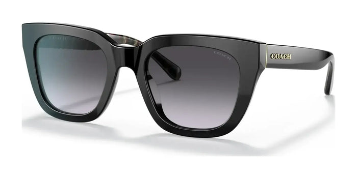 Coach C3449 HC8318 Sunglasses | Size 52 / Black / Grey Gradient (3N 13.2%) №50028G