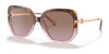 Coach C6180 HC8320 Sunglasses | Size 55 / Rose Tortoise Gradient / Pink Gradient (2N 20.4%) №56505M