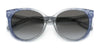 Coach C6182 HC8321F Sunglasses | Size 57 / Transparent Blue Ombre / Blue Gradient (2N 33%) №56553C