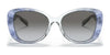 Coach C6183 HC8322 Sunglasses | Size 54 / Transparent Blue Ombre / Blue Gradient (2N 33%) №56553C