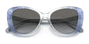 Coach C6183 HC8322 Sunglasses | Size 54 / Transparent Blue Ombre / Blue Gradient (2N 33%) №56553C