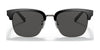 Coach C6194 HC8326 Sunglasses | Size 52 / Black/Gunmetal / Dark Grey Solid (3N 10%) №500287