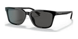 Coach C6196 HC8328U Sunglasses Black / Dark Grey Solid