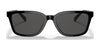 Coach C6196 HC8328U Sunglasses | Size 57 / Black / Dark Grey Solid (3N 10%) №500287