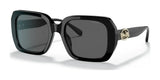 Coach C6188 HC8329U Sunglasses Black / Dark Grey Solid