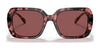 Coach C6188 HC8329U Sunglasses | Size 53 / Amber Tortoise/Coach Print / Dark Green Solid (3N 14.0%) №56603H