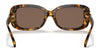 Coach C6186 HC8330 Sunglasses | Size 54 / Dark Tortoise/Coach Print / Dark Brown Solid (3N 9%) №565973