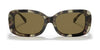 Coach C6187 HC8330F Sunglasses | Size 56 / Milky Moss Green Tortoise №559273 / Dark Brown Solid (3N 13.5%)