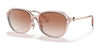 Coach C6199 HC8332D Sunglasses | Size 56 / Transparent Pink / Pink Gradient (2N 30%) №566613