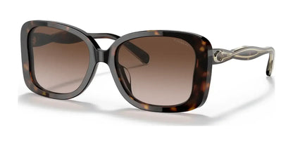 Coach C7994 HC8334U Sunglasses Dark Tortoise / Dark Brown Gradient