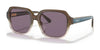 Coach C7989 HC8335U Sunglasses | Size 53 / Transparent Brown Gradient / Violet Solid (2N 29.7%) №56781A